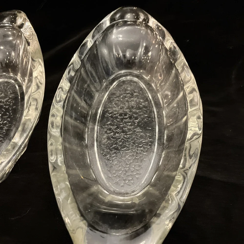 Unmarked clear glass
